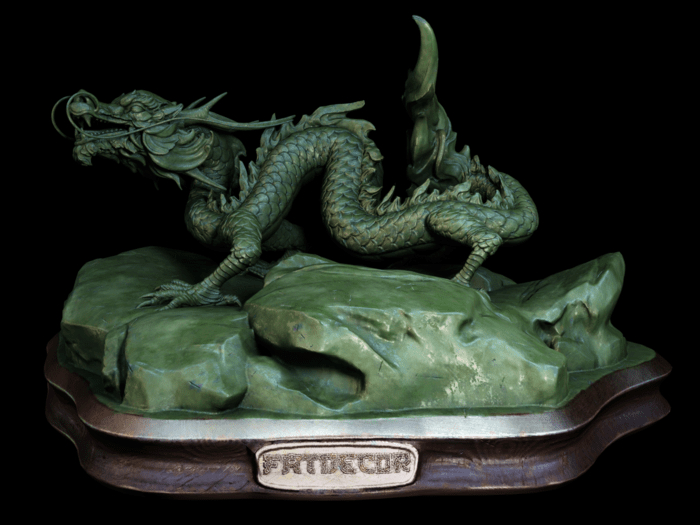 Fat Decor Dragon Green