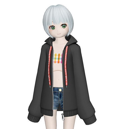 Lucie Doll zip-up hoodie