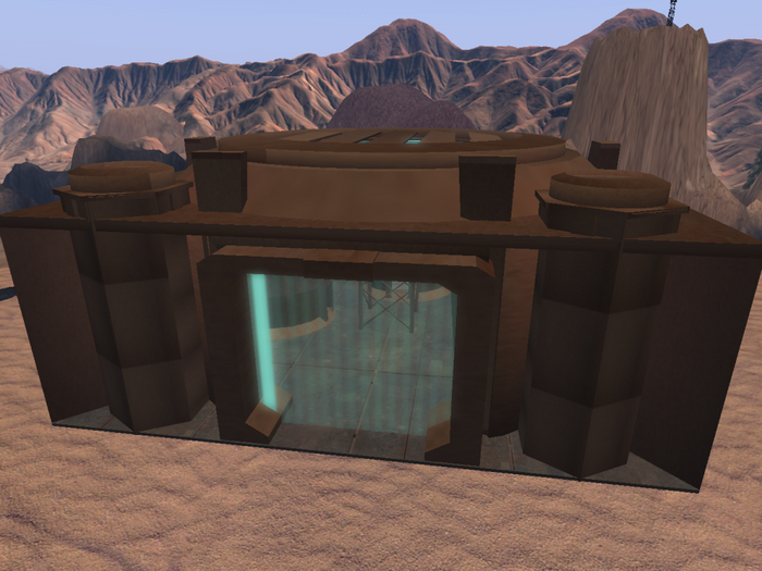 sci fו desert outpost