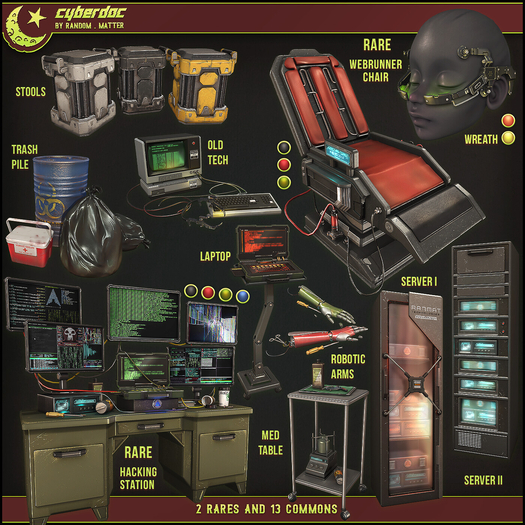 .random.Matter. - Cyber Doc - Wreath [Red]