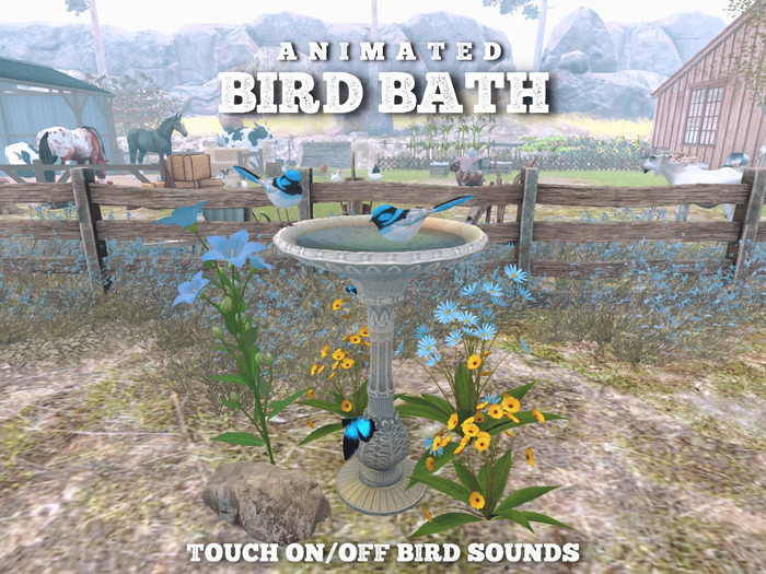 [WAG] Animated Bird Bath