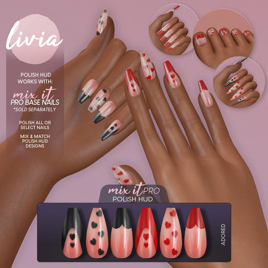 LIVIA // Mix It PRO Polish HUD // Adored