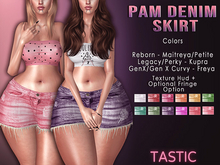 Tastic-Pam Denim Skirt Colors 