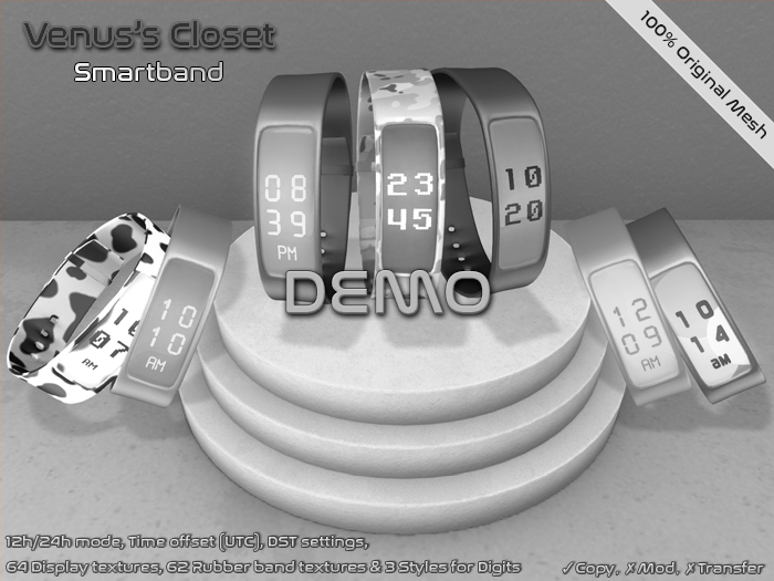 Venus's Closet - Smartband DEMO