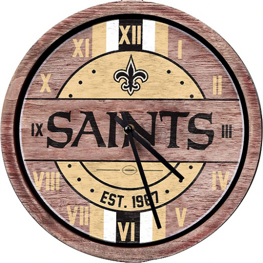 Team Wall Clock-Saints