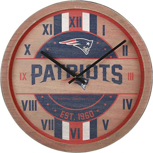 Team Wall Clock-Patriots