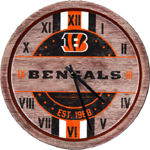 Team Wall Clock-Bengals
