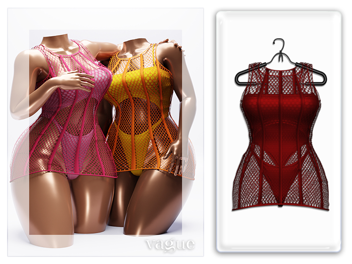 Vague. Roman Set - Red -