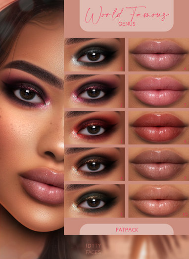 IDTTY FACES - GENUS WORLD FAMOUS COLLECTION