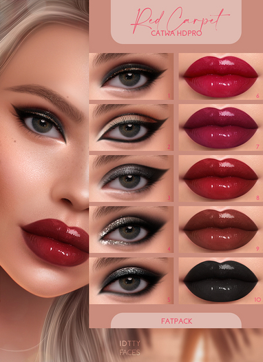 IDTTY FACES - CATWA RED CARPET COLLECTION