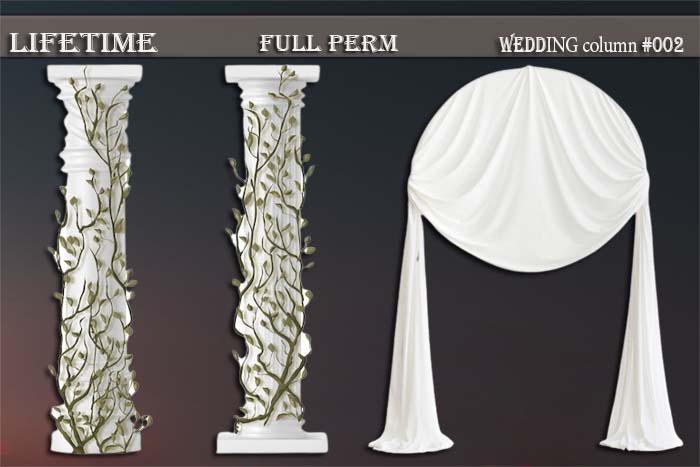 LIFETIME Full Perm weddING column #002