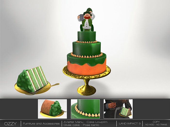 [[OZZY]] Saint Patrick's - Cake
