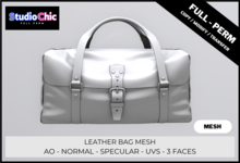 HAND LEATHER BAG FULL PERM - HIGH QUALITY MESH - NON RIGGED - ONLY MESH