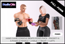 HAND GAME CONSOLE 6 BENTO POSES FULL PERM - HIGH QUALITY FOR CREATORS, HOLD POSES - PRIORITY 6