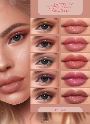 IDTTY FACES - CATWA ALL THAT COLLECTION