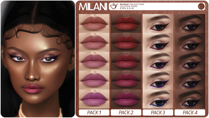 MILANI Cosmetics "Nicole" Collection (DEMO)