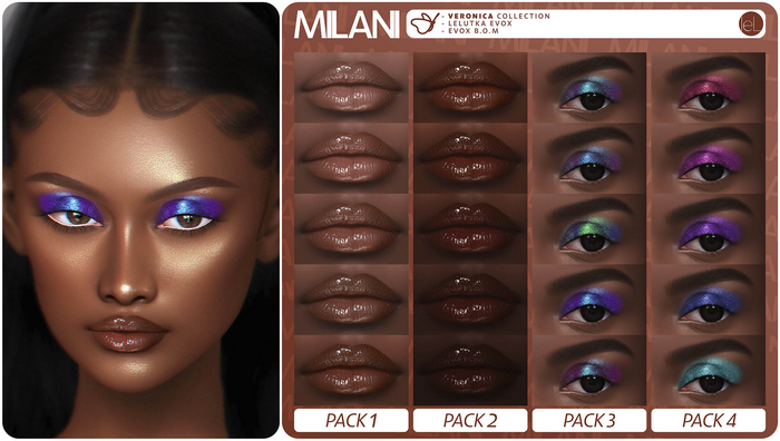 MILANI Cosmetics "Veronica" Collection (PACK 3)