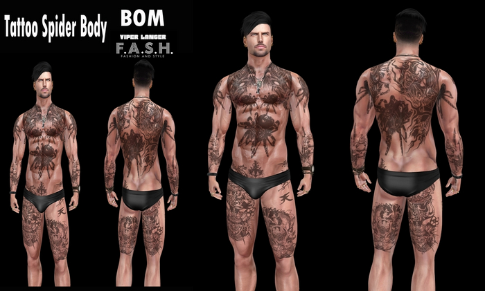 F.A.S.H VIPER Tattoo Spider BOM