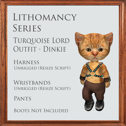 Turquoise Lord Outfit - Dinkie