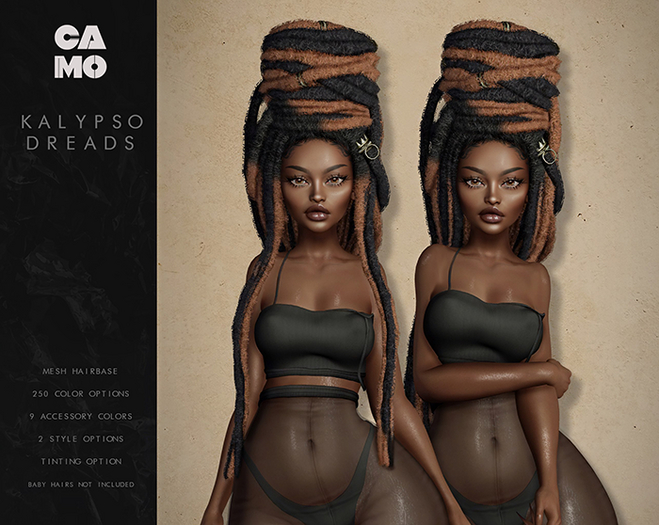 CAMO - Kalypso Dreads - FATPACK