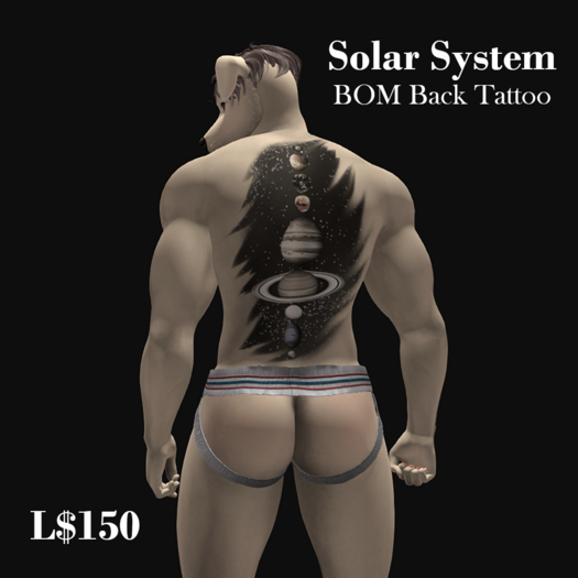 Solar System BOM Tattoo