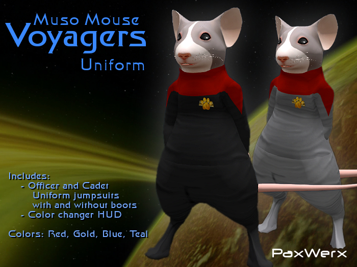 PaxWerx - Muso Mouse Voyagers Uniform
