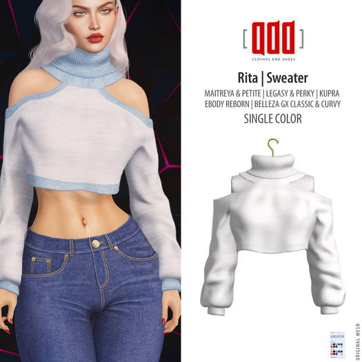 [ADD] Rita Sweater - White