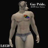 Pride BOM Chest Tattoo