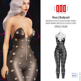 [ADD] Rose Bodysuit - Black