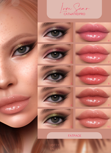 IDTTY FACES - CATWA LOVE SCAR COLLECTION