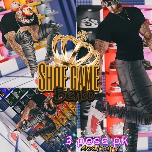Shoe game posex3