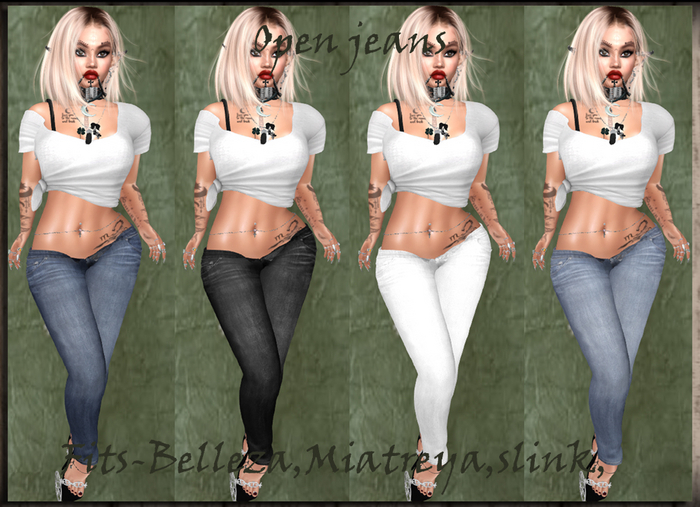 Open jeans fatpack