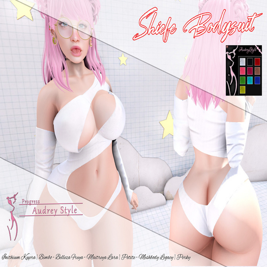 .:: AS ::. Schiefe Bodysuit - Azure