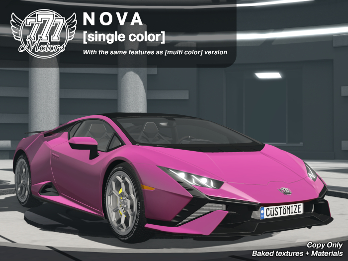 [777] NOVA - Lollipop Pink (Add)