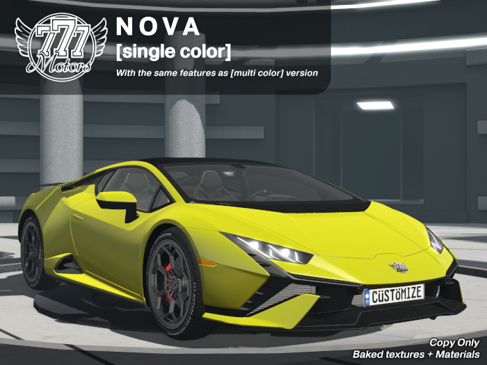 [777] NOVA - Electric Yellow (Add)