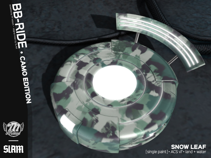 [777xSLAM] BB-RIDE [Snow Leaf Camo] (Add)