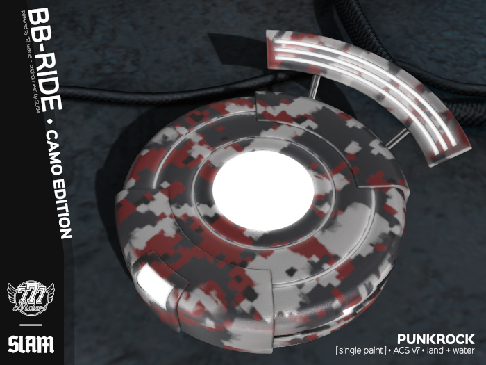 [777xSLAM] BB-RIDE [Punkrock Camo] (Add)