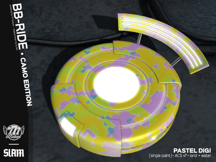 [777xSLAM] BB-RIDE [Pastel Digi Camo] (Add)