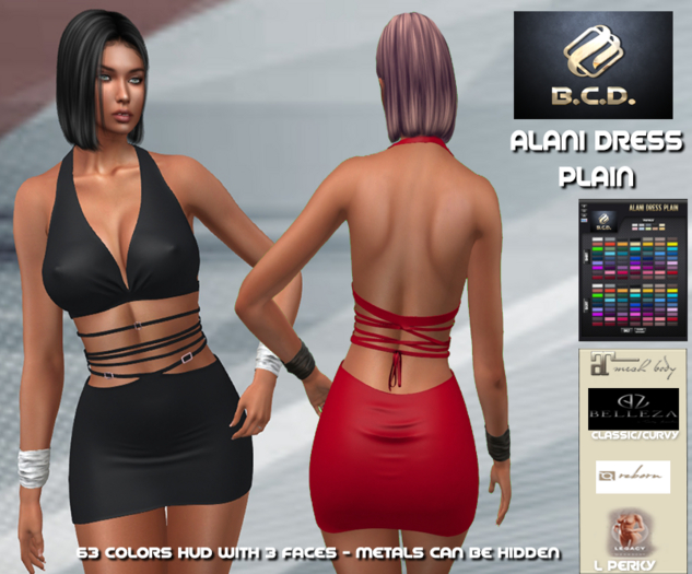 BCD Alani Dress Plain DEMOS