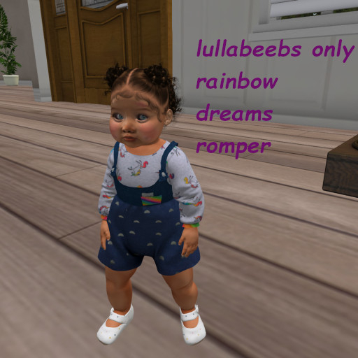 rainbow romper (lullabeeb)