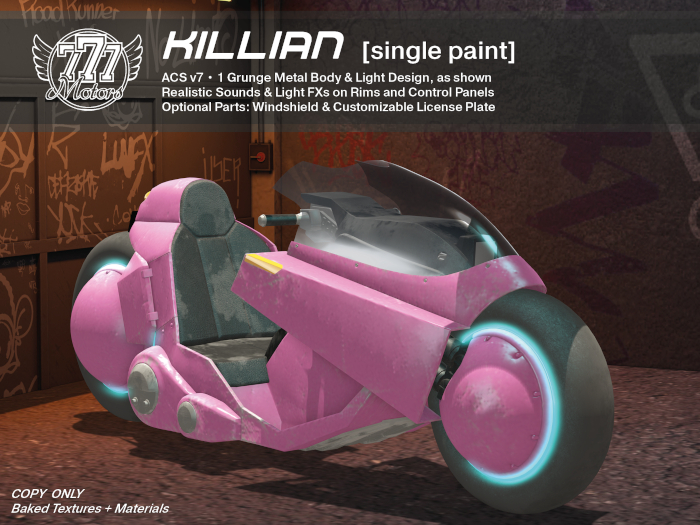 [777] KILLIAN - Pink (Add)