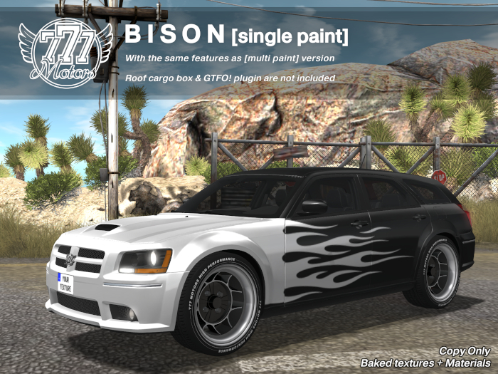 [777] BISON - White Flames (Add)