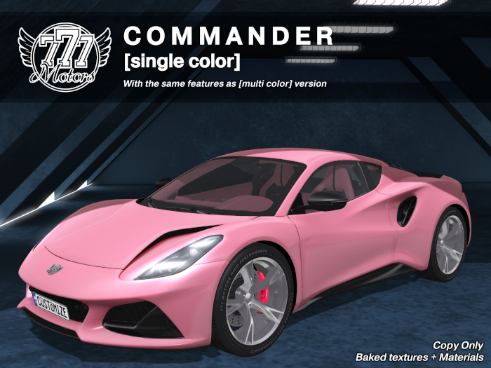 [777-lite] Commander - Princess Pink (Add)