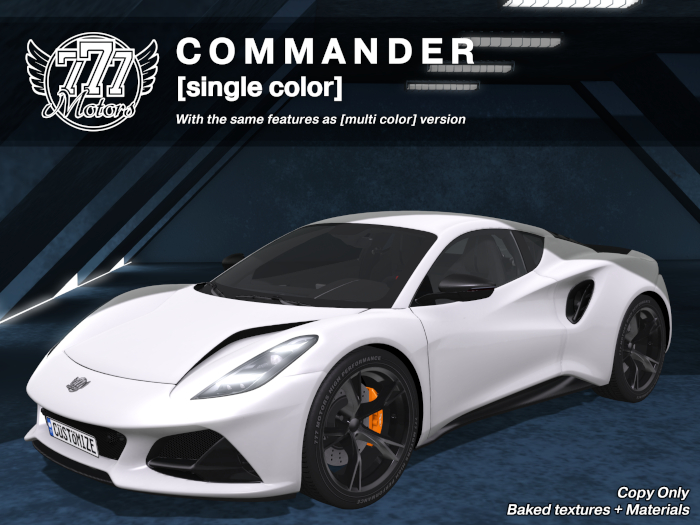 [777-lite] Commander - Arctic White (Add)
