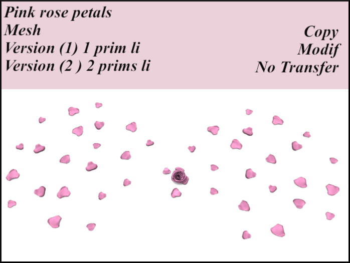 Pink Rose Petals(ADD)