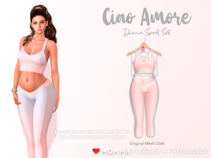 Ciao Amore! - Diana Sport Set Pink