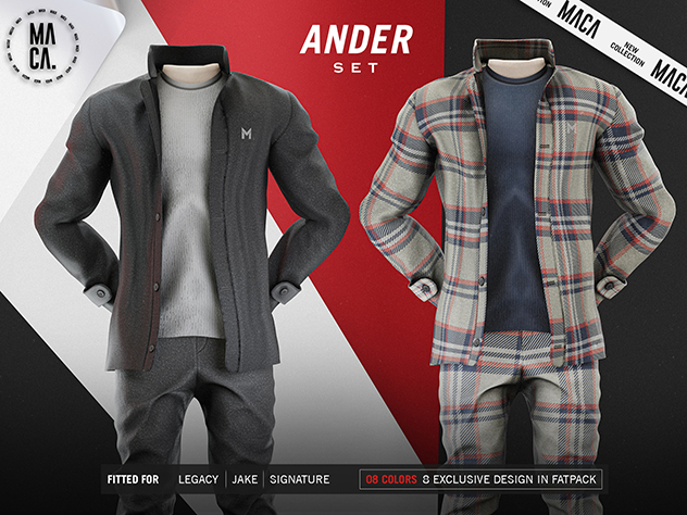 MACA. Set Ander Jean FATPACK