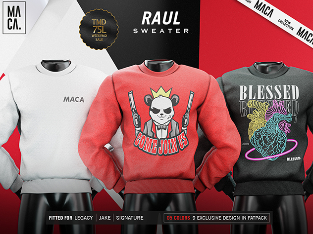 MACA. Raul Sweater FATPACK