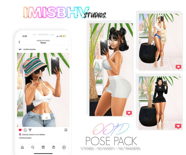 //IMISBHV// OOTD PosePack