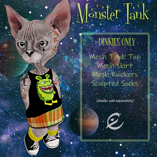 ~*ema's dinkie-Monster Tank boxed